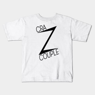 Black CraZCouple Logo Kids T-Shirt